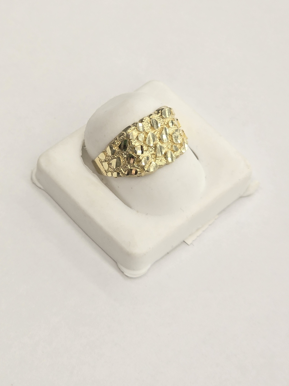 10k Real Gold Nugget Ring For Men